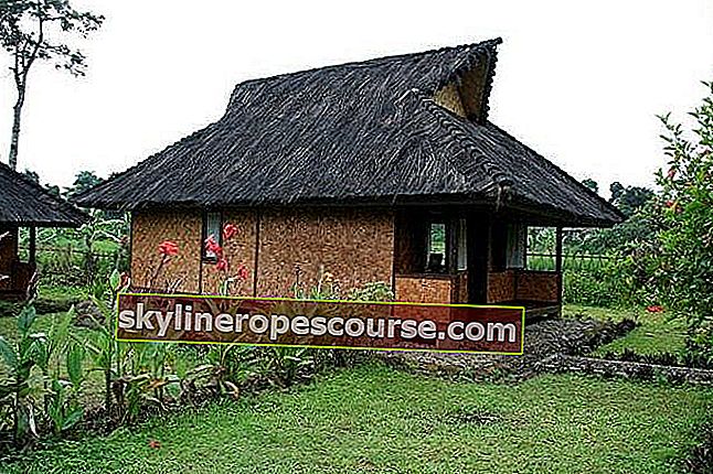 De filosofie van het traditionele huis van Baduy