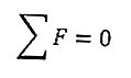 Формула на закона на Нютон 1