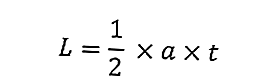 формулата за площта на триъгълник