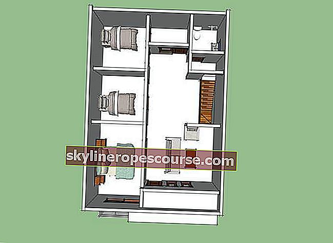 간단한 3 베드룸 주택 계획 크기 7x9