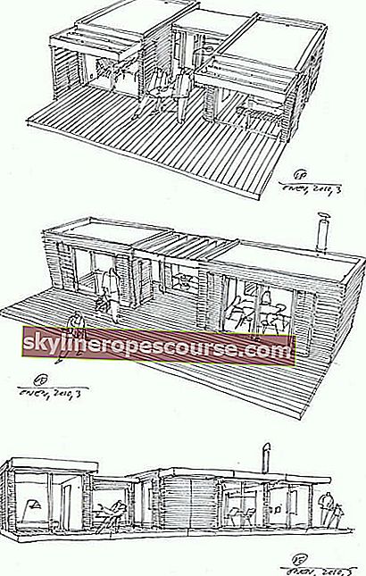 скици на минималистичен план на къщата