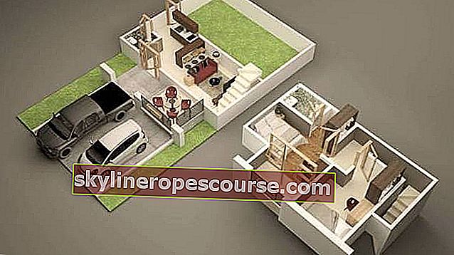 Minimalistisk husdesignplan
