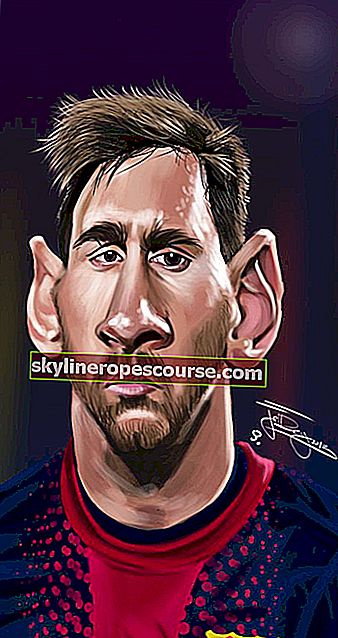 Lionel Messi Karikaturbild