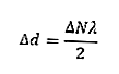 Формулата на интерферометъра на Майкълсън