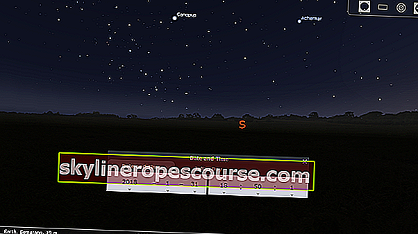 Stellarium-eclips-simulatie 