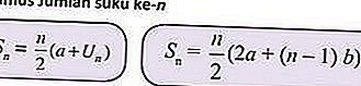 Formuły szeregów arytmetycznych