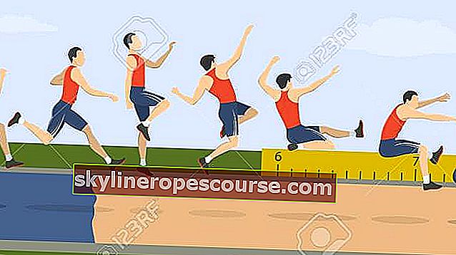 grundläggande teknik längdhopp illustration