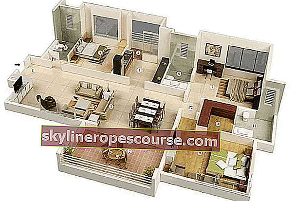 minimalistički dizajn kuće s 3 spavaće sobe